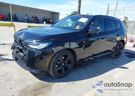 2025 BMW X3 30 xDrive z USA, uszkodzony, nr VIN 5UX53GP00S9081073